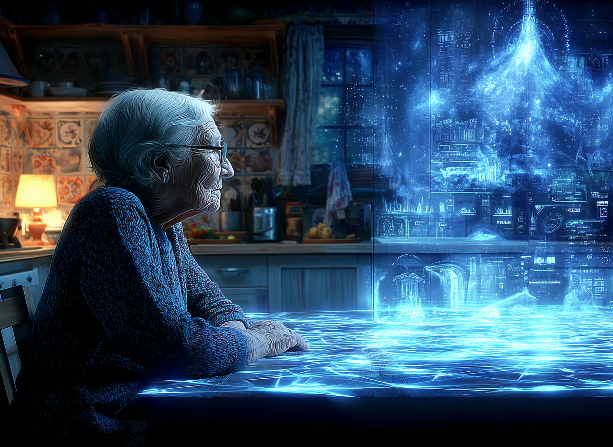 Kobieta otrzymuje odpowiedzi o przyszłości od AI-Proroka